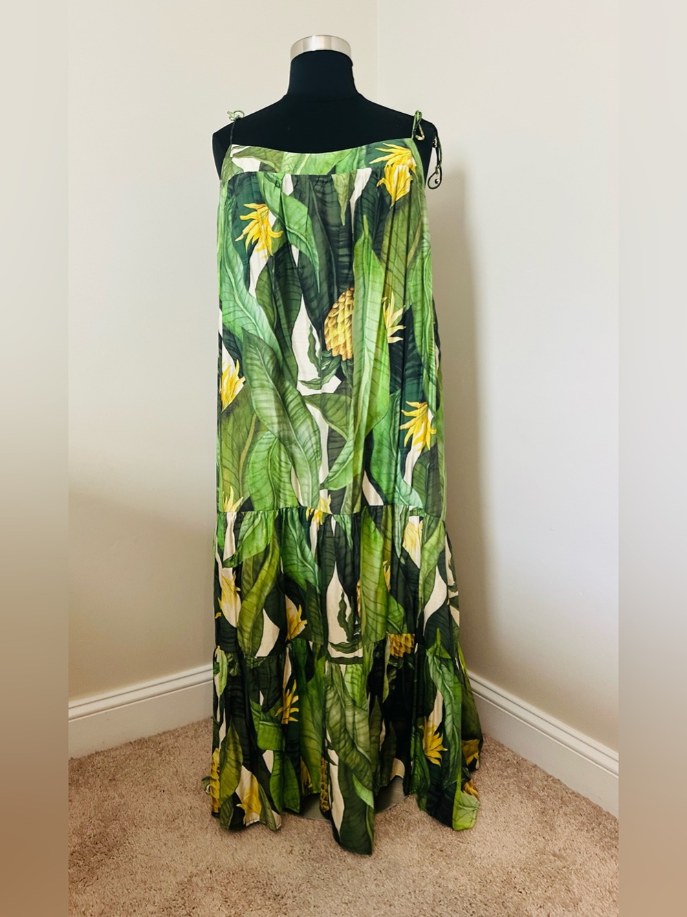 NWT H&M Women’s Tropical Maxi Sundress 2X